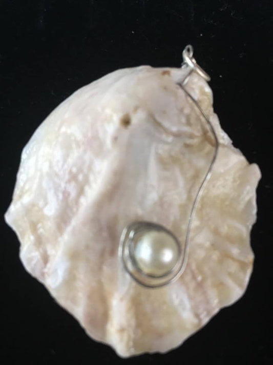 Oyster Shell Pendant