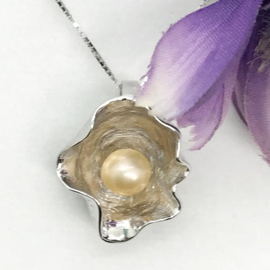 Pearl Petal Pendant