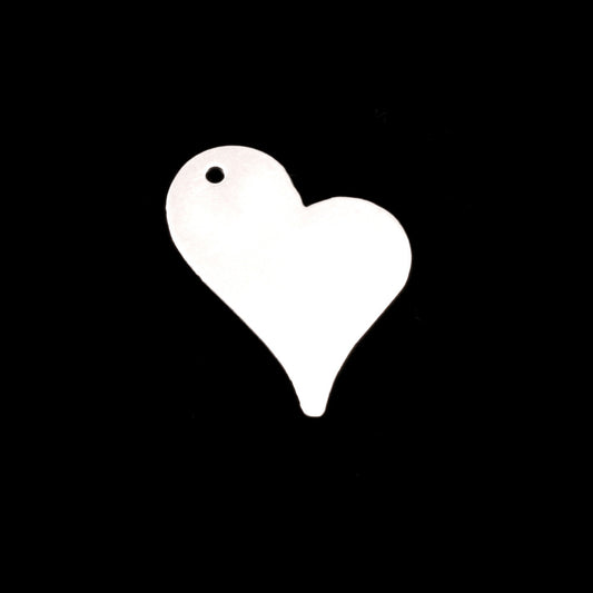slanted heart